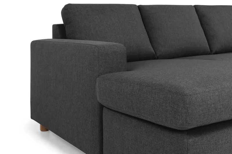 Crazy 7-sits Vändbar U-formad XX-Large Hörnsoffa med divan i Tyg - Antracit - Möbler - Soffa - Hörnsoffa - Hörnsoffa med divan