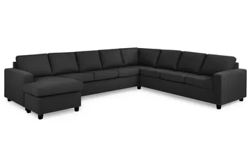 Crazy 7-sits Vändbar U-formad XX-Large Hörnsoffa med divan i Tyg - Antracit - Möbler - Soffa - Hörnsoffa - Hörnsoffa med divan