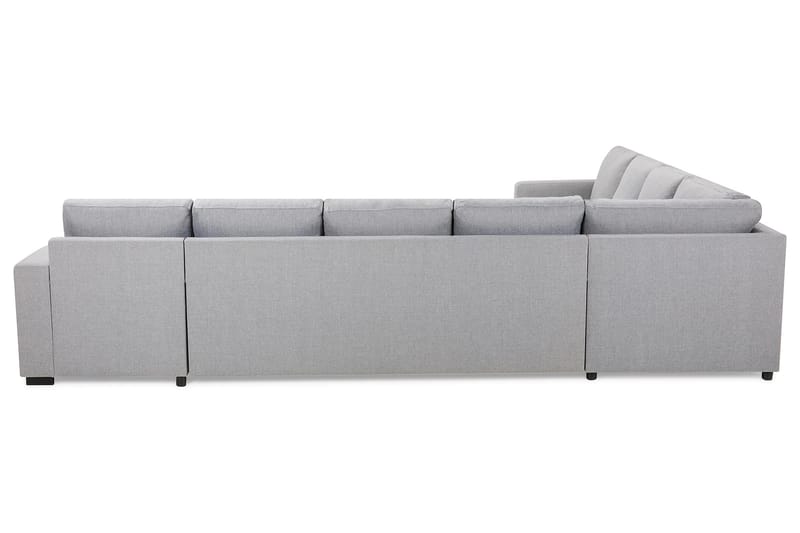Crazy 7-sits Vändbar U-formad XX-Large Hörnsoffa med divan i Tyg - Grå - Möbler - Soffa - Hörnsoffa - Hörnsoffa med divan