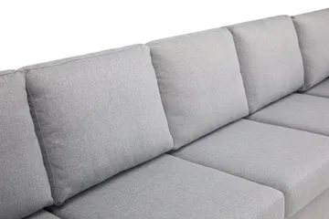 Crazy 7-sits Vändbar U-formad XX-Large Hörnsoffa med divan i Tyg - Grå - Möbler - Soffa - Hörnsoffa - Hörnsoffa med divan