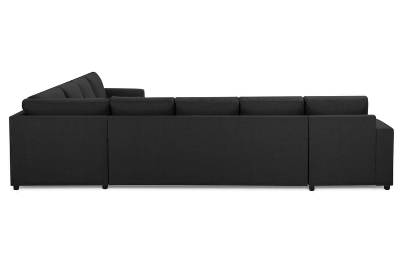 Crazy 7-sits Vändbar U-formad XX-Large Hörnsoffa med divan i Tyg - Mörkgrå / Antracit - Möbler - Soffa - Hörnsoffa - Hörnsoffa med divan