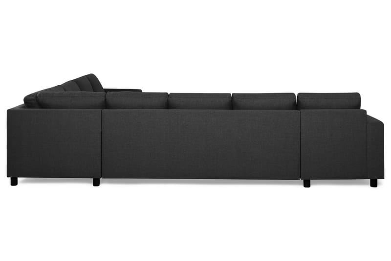 Crazy 7-sits Vändbar U-formad XX-Large Hörnsoffa med divan i Tyg - Mörkgrå / Antracit - Möbler - Soffa - Hörnsoffa - Hörnsoffa med divan