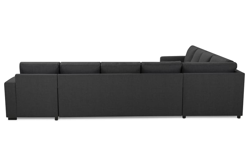 Crazy 7-sits Vändbar U-formad XX-Large Hörnsoffa med divan i Tyg - Mörkgrå - Möbler - Soffa - Hörnsoffa - Hörnsoffa med divan