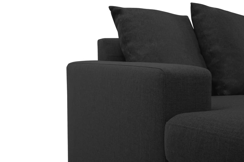 Crazy 7-sits Vänstervänd U-formad XX-Large Hörnsoffa med divan i Tyg - Antracit - Möbler - Soffa - Hörnsoffa - Hörnsoffa med divan
