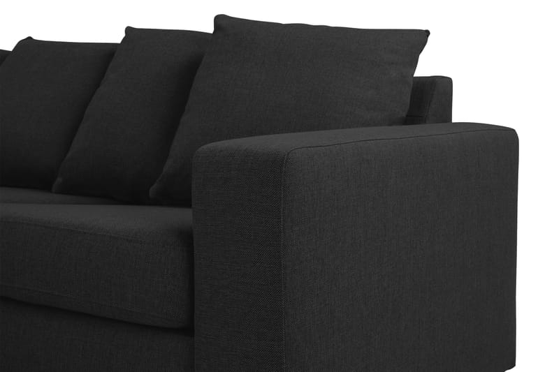 Crazy 7-sits Vänstervänd U-formad XX-Large Hörnsoffa med divan i Tyg - Antracit - Möbler - Soffa - Hörnsoffa - Hörnsoffa med divan