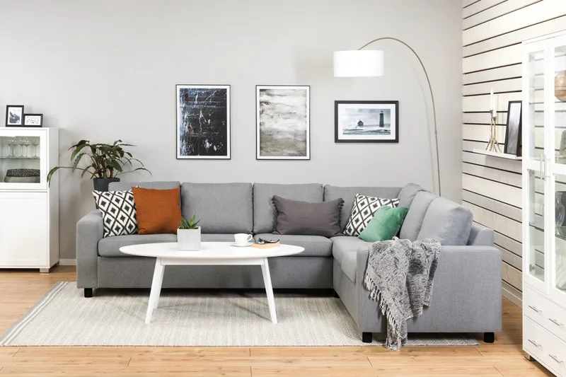 Crazy Hörnsoffa Large Vändbar - Grå - Möbler - Soffa - Hörnsoffa