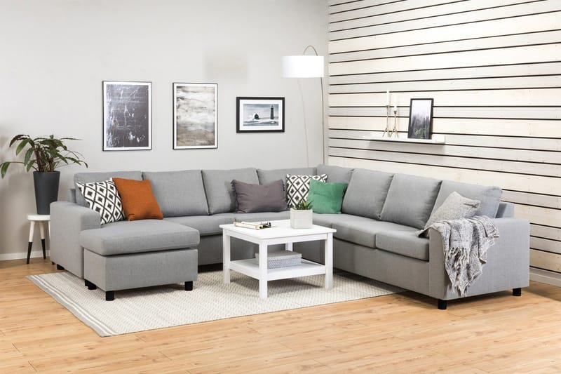 Crazy Hörnsoffa med Divan Large Vänster - Grå - Möbler - Soffa - Hörnsoffa - Hörnsoffa med divan