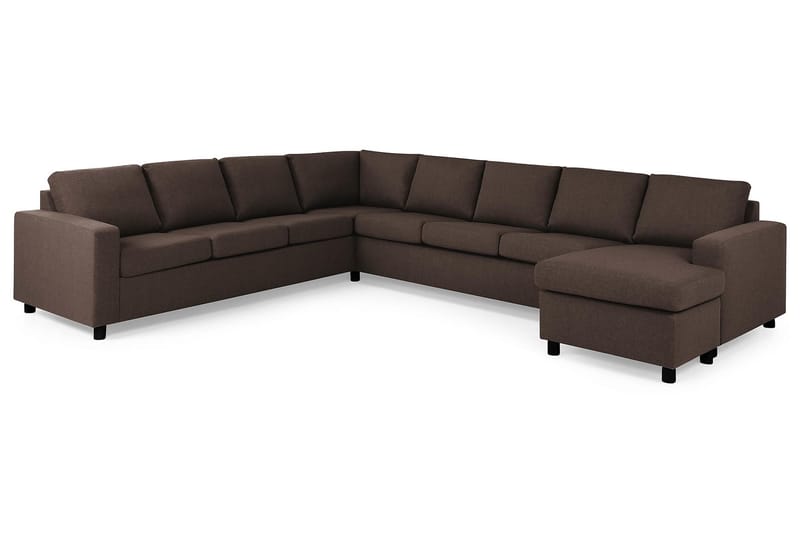 Crazy Hörnsoffa XXL med Divan Höger - Brun - Möbler - Soffa - Hörnsoffa - Hörnsoffa med divan