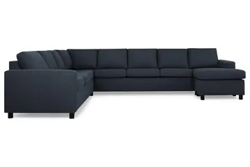 Crazy Hörnsoffa XXL med Divan Höger - Mörkblå - Möbler - Soffa - Hörnsoffa - Hörnsoffa med divan