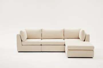 Deliones Hörnsoffa 3-sits - Beige - Möbler - Soffa - Divansoffor & schäslongsoffa - 4 sits soffa med divan