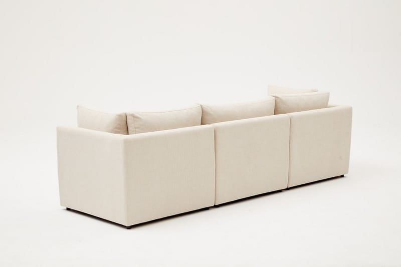 Deliones Hörnsoffa 3-sits - Beige - Möbler - Soffa - Divansoffor & schäslongsoffa - 4 sits soffa med divan