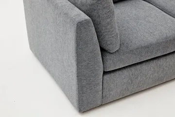 Deliones Hörnsoffa 3-sits - Ljusbrun - Möbler - Soffa - Divansoffor & schäslongsoffa - 4 sits soffa med divan