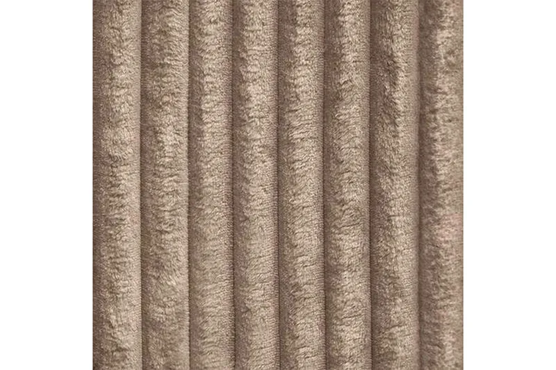 Denegal 3-sits Vänstervänd Divansoffa 237 cm med Förvaring i Sammet - Beige - Möbler - Soffa - Divansoffor & schäslongsoffa - 3 sits soffa med divan
