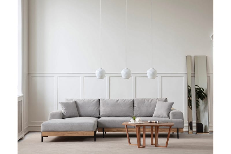 Eti Hörnsoffa 3-sits - Grå - Möbler - Soffa - Hörnsoffa