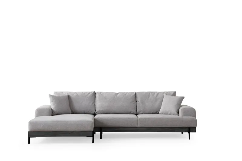 Eti Hörnsoffa 3-sits - Grå - Möbler - Soffa - Divansoffor & schäslongsoffa - 4 sits soffa med divan