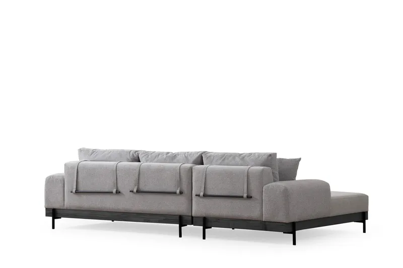 Eti Hörnsoffa 3-sits - Grå - Möbler - Soffa - Divansoffor & schäslongsoffa - 4 sits soffa med divan