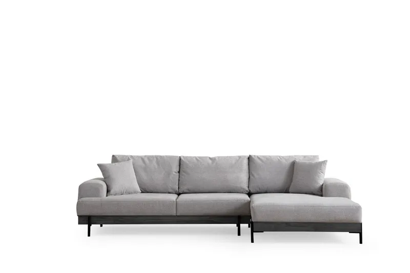 Eti Hörnsoffa 3-sits - Grå - Möbler - Soffa - Divansoffor & schäslongsoffa - 4 sits soffa med divan