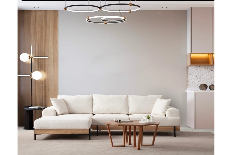 Eti Hörnsoffa 3-sits, Vit