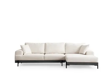 Eti Hörnsoffa 3-sits - Vit - Möbler - Soffa - Divansoffor & schäslongsoffa - 4 sits soffa med divan