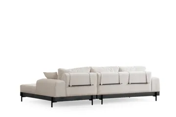 Eti Hörnsoffa 3-sits - Vit - Möbler - Soffa - Divansoffor & schäslongsoffa - 4 sits soffa med divan