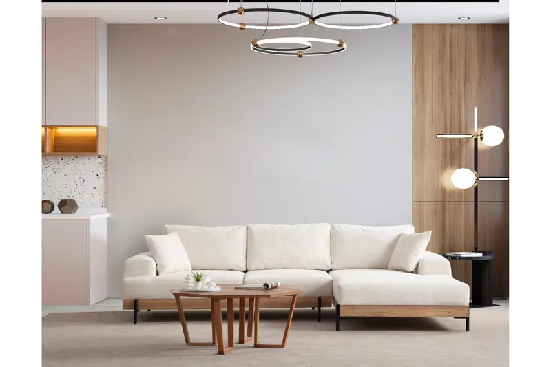 Eti Hörnsoffa 3-sits, Vit