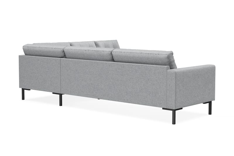 Frillestad 5-sits Högervänd L-formad Hörnsoffa i Tyg - Grå - Möbler - Soffa - Hörnsoffa