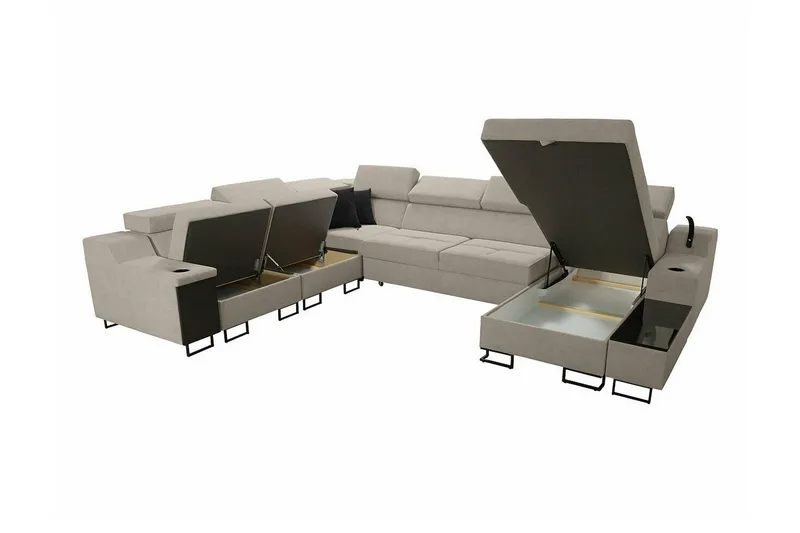 Galbally 5-sits Hörnsoffa Beige - Möbler - Soffa - Hörnsoffa