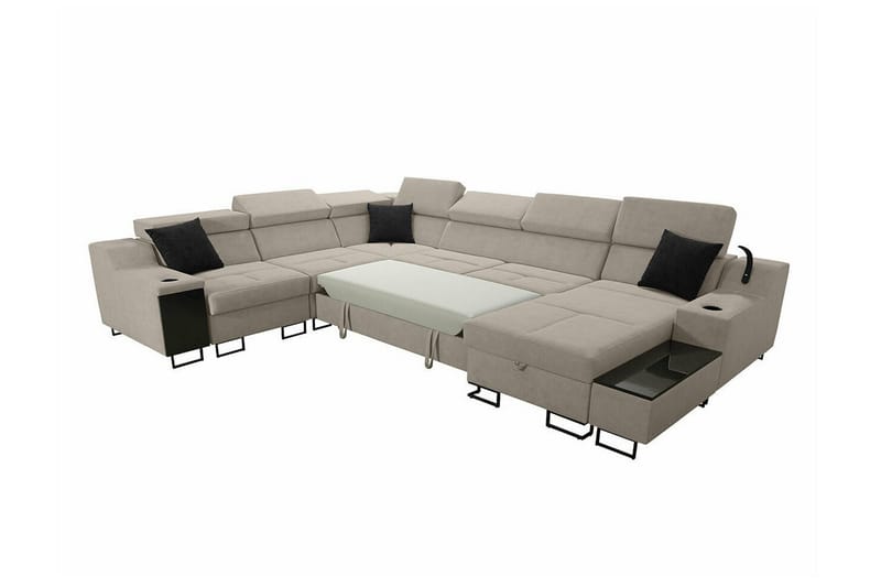 Galbally 5-sits Hörnsoffa Brown - Möbler - Soffa - Hörnsoffa