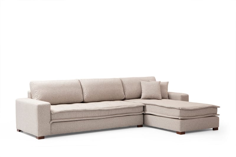 Gladfield Divansoffa 3-sits - Beige - Hörnsoffa