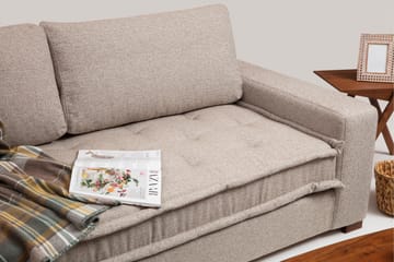 Gladfield Divansoffa 3-sits - Beige - Möbler - Soffa - Divansoffor & schäslongsoffa - 3 sits soffa med divan