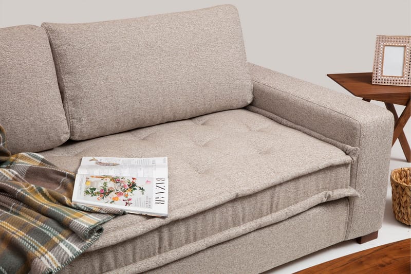 Gladfield Divansoffa 3-sits - Beige - Möbler - Soffa - Hörnsoffa - Hörnsoffa med divan