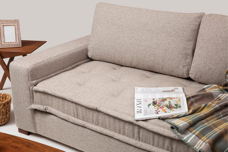 Gladfield Divansoffa 3-sits - Beige - Möbler - Soffa - Hörnsoffa - Hörnsoffa med divan