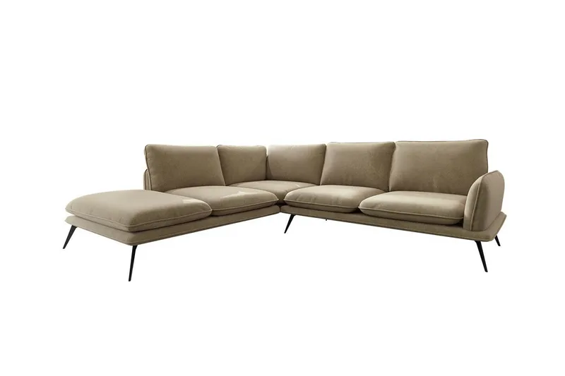 Graystone 4-sits Hörnsoffa Dark Beige/Mocca, undefined