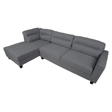 Hörnsoffa Asknor Vänster - Mörkgrå - Möbler - Soffa - Divansoffor & schäslongsoffa