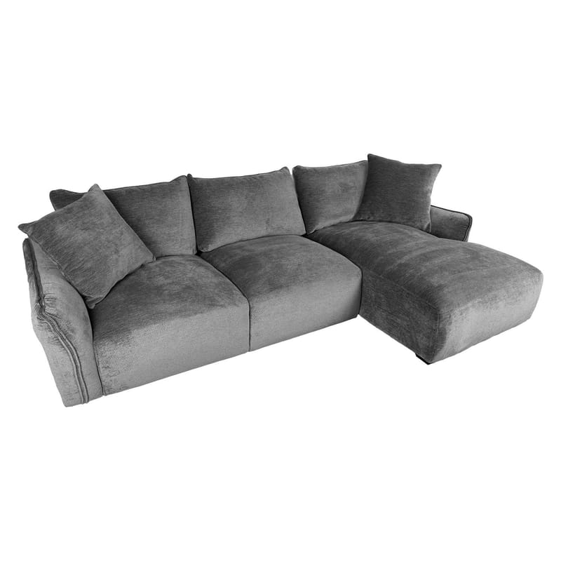 Hörnsoffa Denvi Höger - Grå - Möbler - Soffa - Hörnsoffa - Hörnsoffa med divan