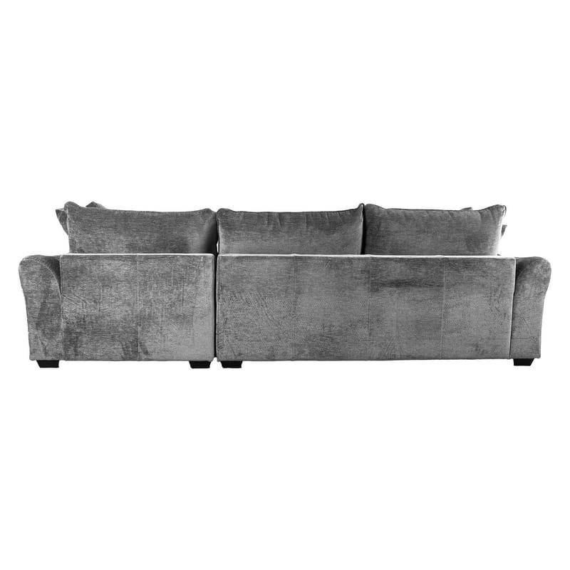 Hörnsoffa Denvi Höger - Grå - Möbler - Soffa - Hörnsoffa - Hörnsoffa med divan