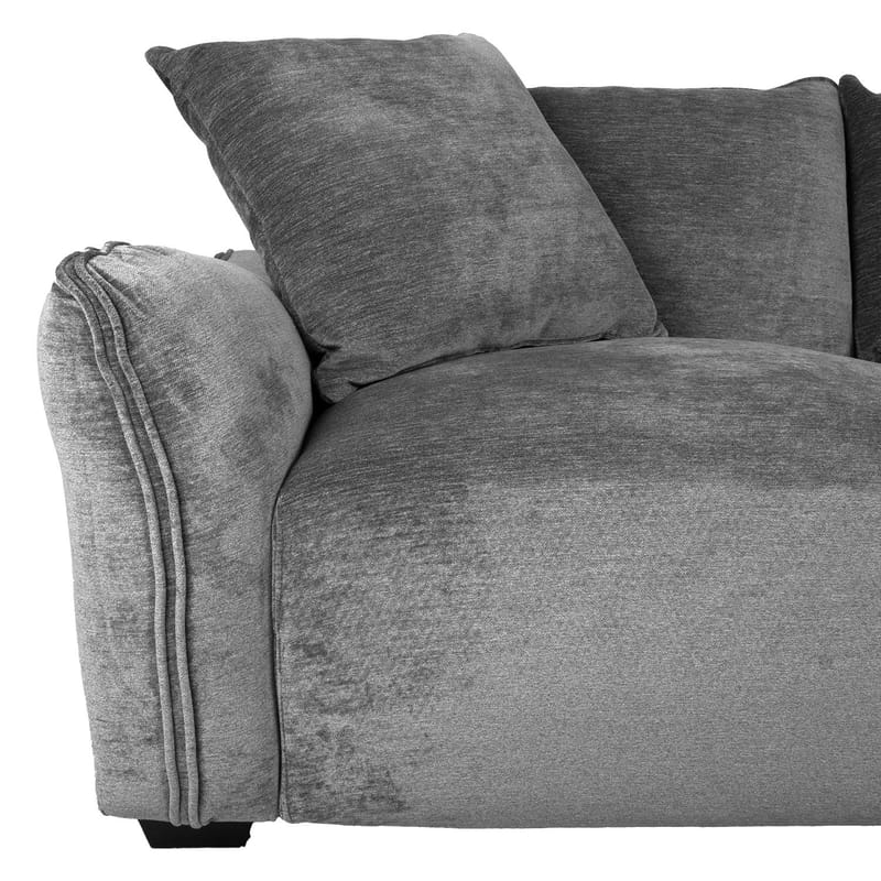 Hörnsoffa Denvi Höger - Grå - Möbler - Soffa - Hörnsoffa - Hörnsoffa med divan