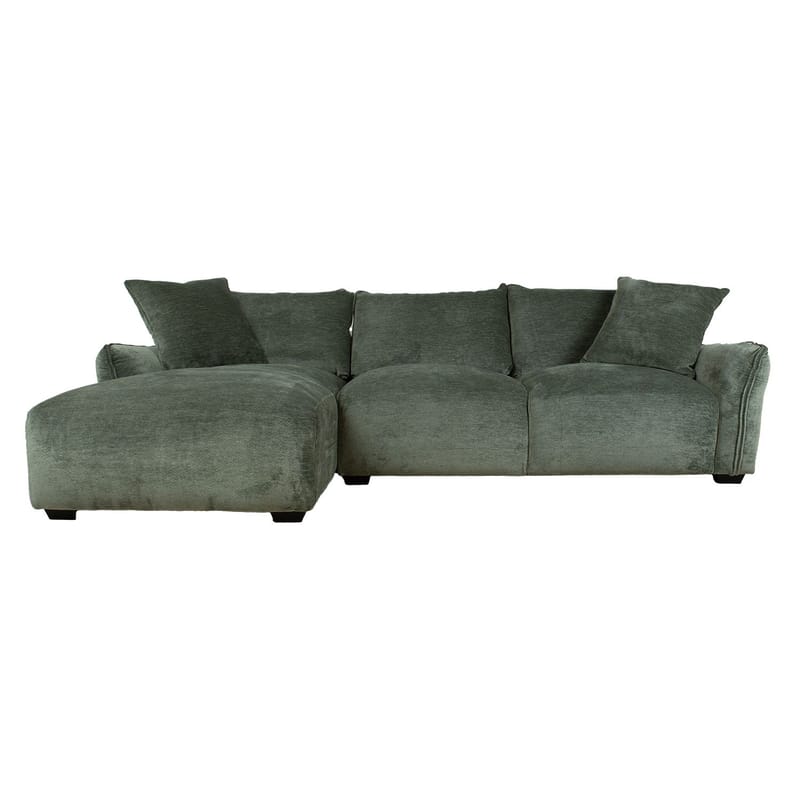 Hörnsoffa Denvi Vänster - mintgrön - Möbler - Soffa - Hörnsoffa - Hörnsoffa med divan