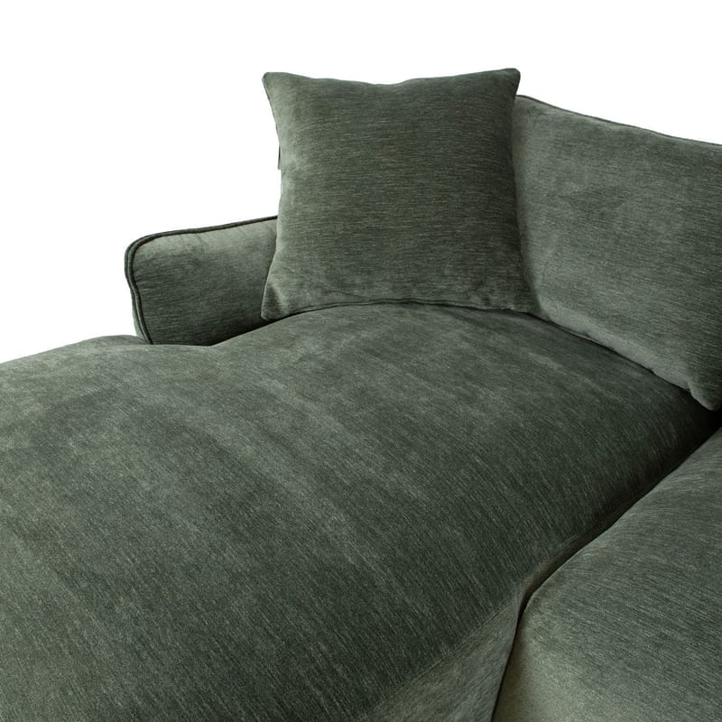 Hörnsoffa Denvi Vänster - mintgrön - Möbler - Soffa - Hörnsoffa - Hörnsoffa med divan