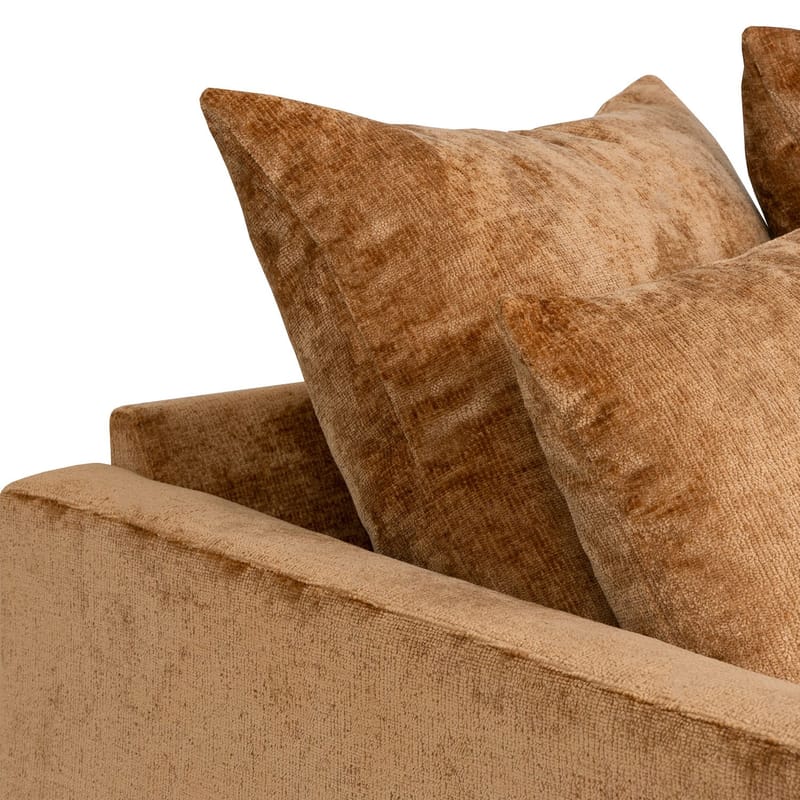 Hörnsoffa Lartes Högerhörn - Brun - Möbler - Soffa - Hörnsoffa - Hörnsoffa med divan