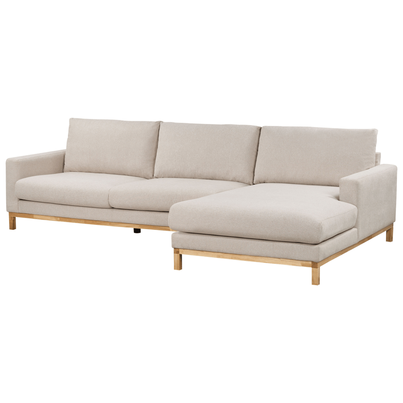 Hörnsoffa Siggard - Beige - Möbler - Soffa - Divansoffor & schäslongsoffa - 4 sits soffa med divan