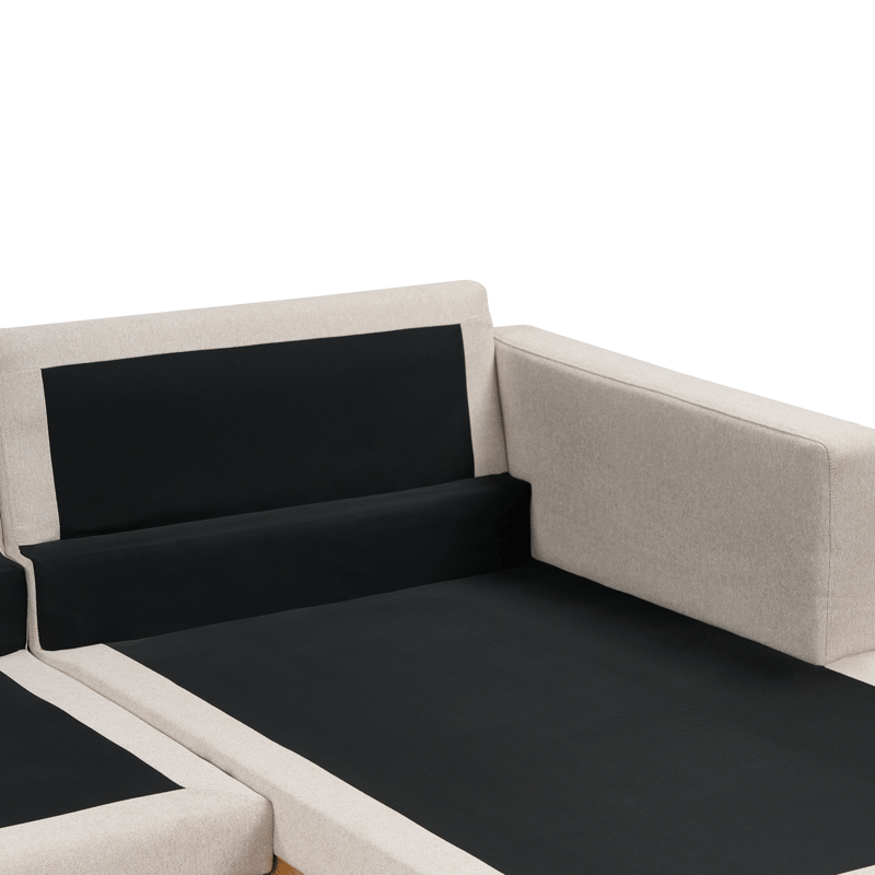 Hörnsoffa Siggard - Beige - Möbler - Soffa - Divansoffor & schäslongsoffa - 4 sits soffa med divan