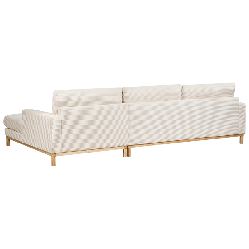 Hörnsoffa Siggard - Ljusbeige - Möbler - Soffa - Divansoffor & schäslongsoffa - 4 sits soffa med divan