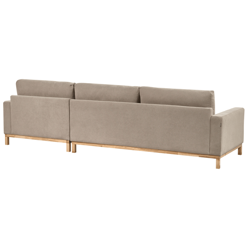 Hörnsoffa Siggard - Taupe - Möbler - Soffa - Divansoffor & schäslongsoffa - 4 sits soffa med divan