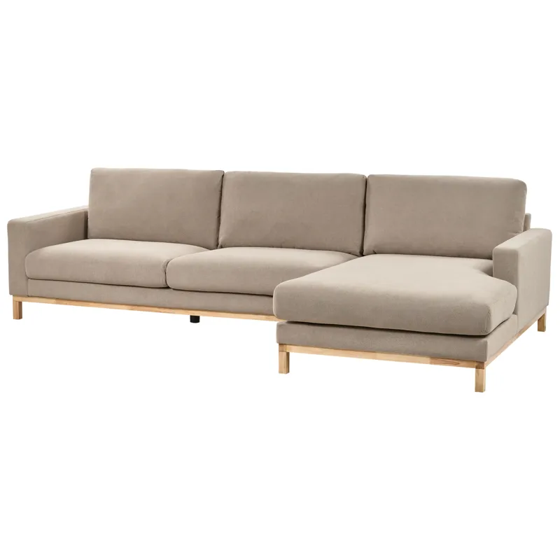 Hörnsoffa Siggard - Taupe - Möbler - Soffa - Divansoffor & schäslongsoffa - 4 sits soffa med divan