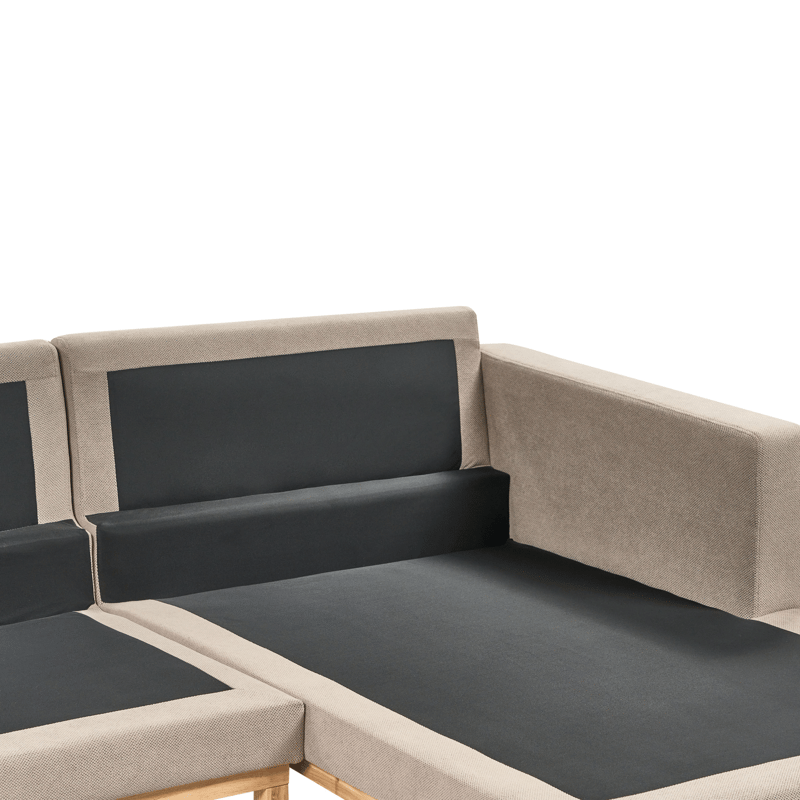 Hörnsoffa Siggard - Taupe - Möbler - Soffa - Divansoffor & schäslongsoffa - 4 sits soffa med divan