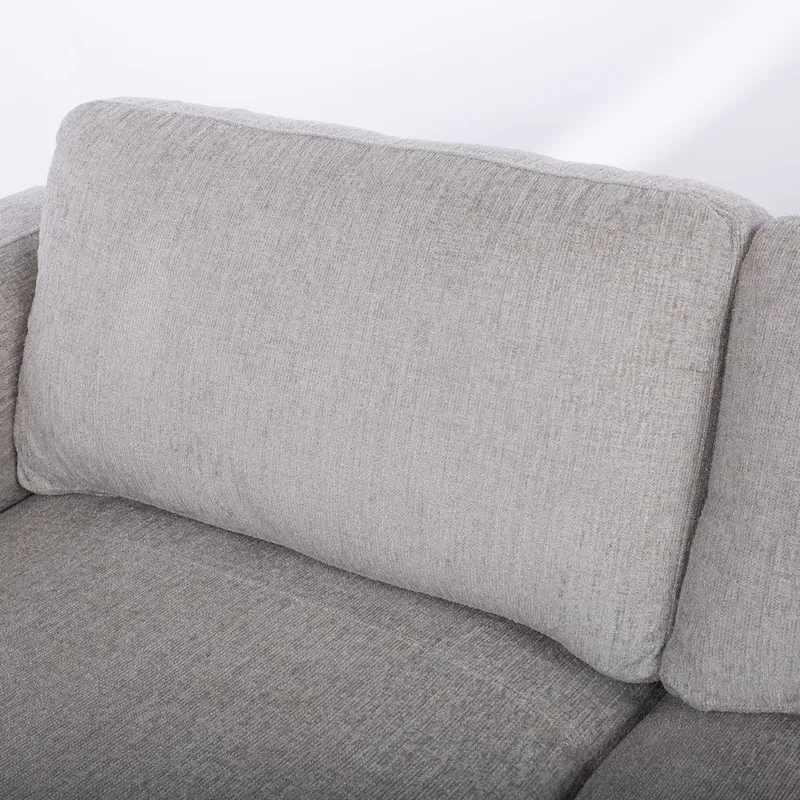 Hörnsoffa Ulnora Vänster - Grå - Möbler - Soffa - Hörnsoffa - Hörnsoffa med divan