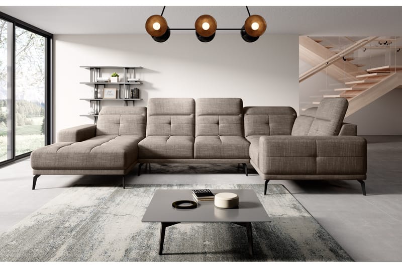 Hagglund Hörnsoffa m. Divan - Beige - Möbler - Soffa - Hörnsoffa - Hörnsoffa med divan
