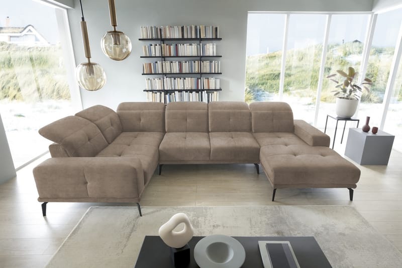 Hagglund Hörnsoffa m. Divan - Beige - Möbler - Soffa - Hörnsoffa - Hörnsoffa med divan
