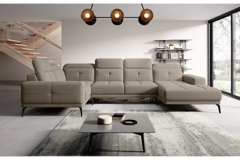 Hagglund Hörnsoffa m. Divan - Beige - Möbler - Soffa - Hörnsoffa - Hörnsoffa med divan